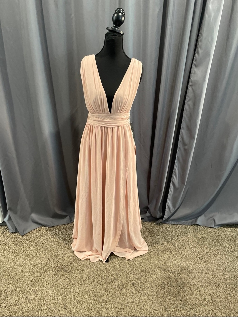 Lulu’s heavenly hues NWT chiffon maxi dress size small